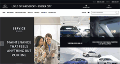 Desktop Screenshot of lexusofshreveport.com